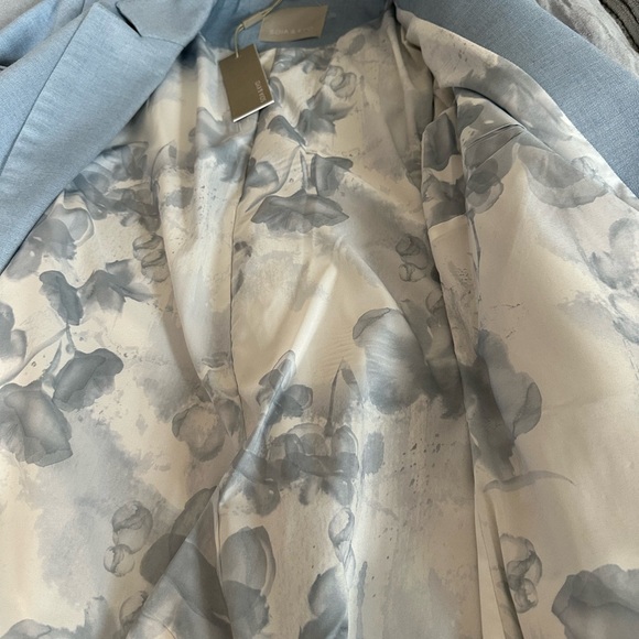 Sz XS Esmerie Elegant Pale Blue Women's Coat Brand New - Picture 10 of 12